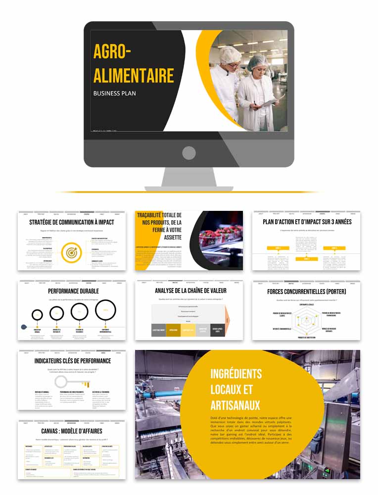 modele business plan magasin alimentaire
